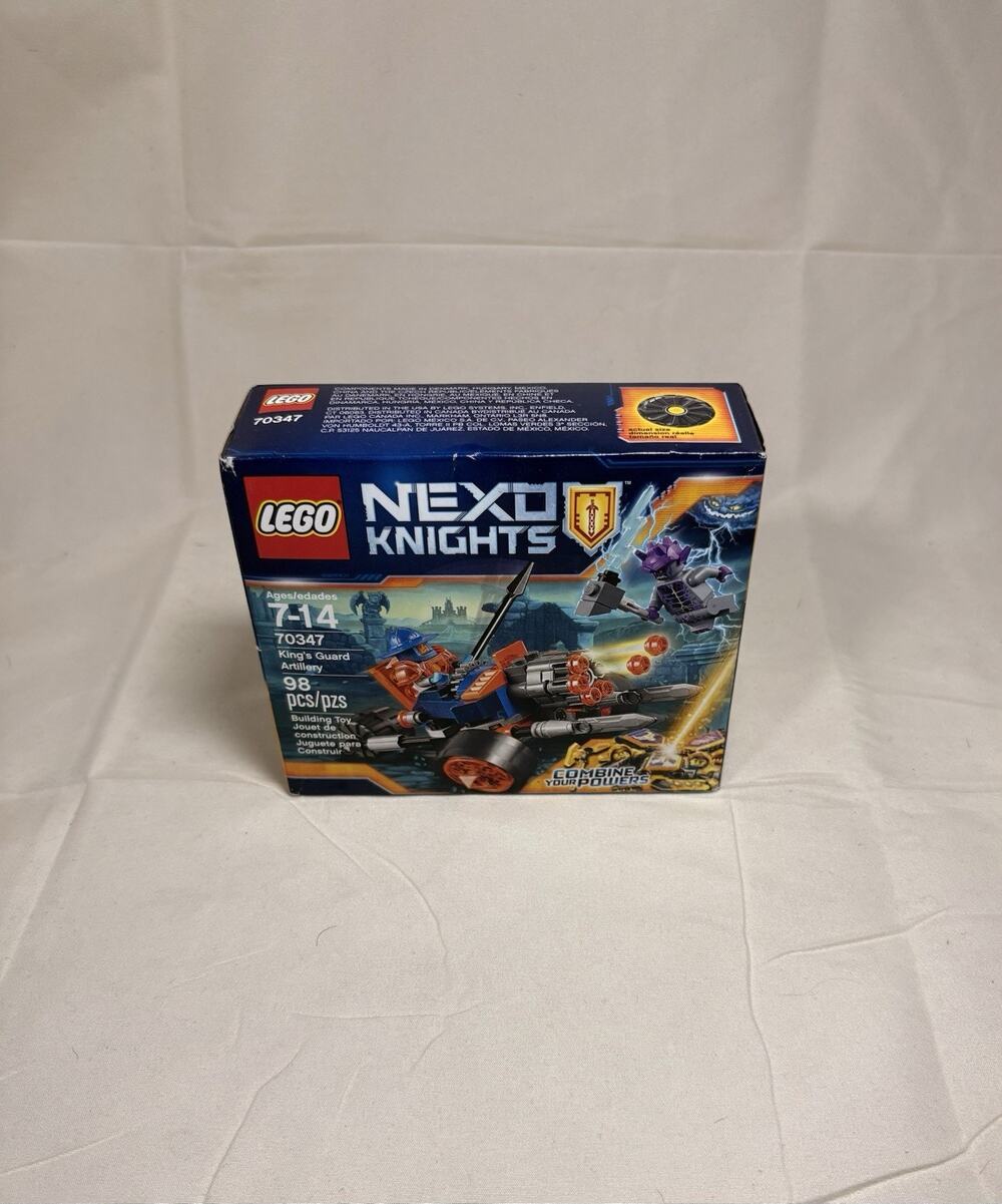 LEGO 70347 NEXO KNIGHTS King's Guard Artillery New Sealed Retired
